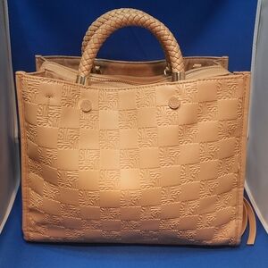 Steve Madden Tan Embossed Shoulder Bag